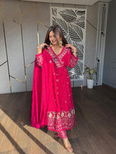 Angrakha style anarkali suit